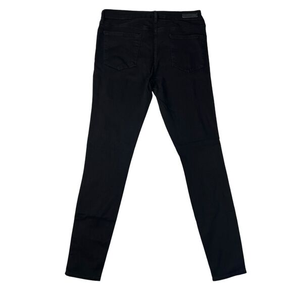 Articles Of Society Distressed Skinny Women Size 30 Black Zip Button Closure - Picture 2 of 7
